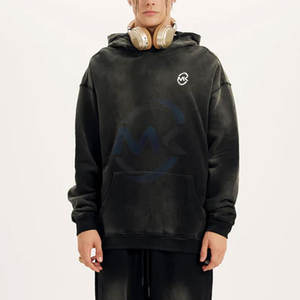 Sweats à capuche 100% coton personnalisés vêtements de sport Sunfade pour l'hiver fabricant pakistanais teint uni avec service OEM - Product Image 3