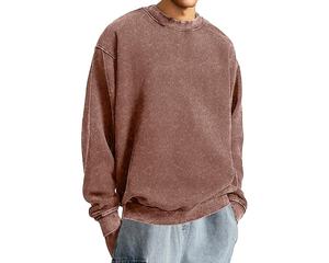 Sweat-shirt d'automne unisexe à impression numérique personnalisée 100% coton coupe ample motif de dessin animé Stock Neck - Product Image 4