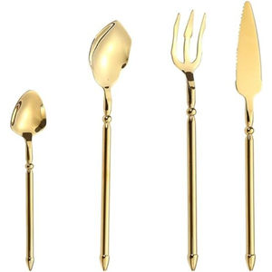 Cubiertos de Metal India directos de fábrica al por mayor, cuchara, tenedor, cuchillo, acero inoxidable, juego de cubiertos para eventos de boda para uso en Cafetería de Hotel - Product Image 6