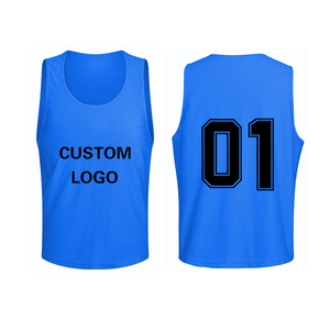Youth mesh scrimmage vest for <b>football</b> team sports practice breathable training gym pinnies custom soccer jersey - Product Image 6