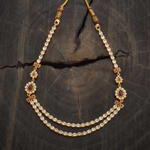 Collier en argent de style temple 173318, réversible, bijou de collection culturel - Product Image 2