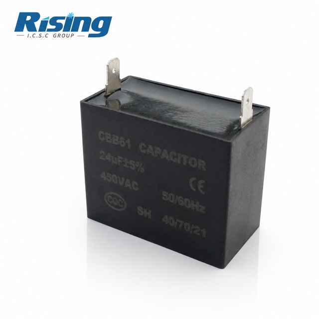 CBB61 1uf 50VAC Plastic Manual Capacitor for Ceiling Fan Motor Run