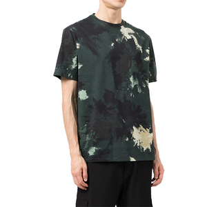 T-shirts à manches courtes de style High Street pour hommes, respirants, en coton et polyester, col en O personnalisé, mode estivale-OEM personnalisable - Product Image 2