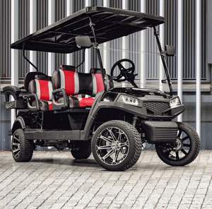 Voiturette de golf électrique tout-terrain 4 places à batterie au plomb, vitesse 60 km/h, autonomie 70-90 km, vente en gros - Product Image 1