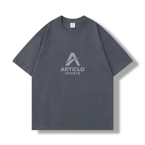Fabricante personalizado peso pesado Y2K impresión gráfica camisetas High Street Vintage Boxy Fit cuello redondo impreso camisetas hombres - Product Image 6