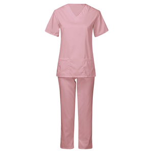 Uniformes Personalizados de Alta Calidad, Conjunto de Uniforme Médico Unisex con Parte Superior y Pantalones, Exportación a Estados Unidos y Mercado Europeo - Product Image 1