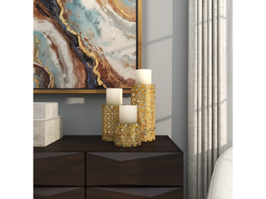 Premium handcrafted metal candle holder for elegant home styling candle holder for stylish tabletop decoration - Product Image 3