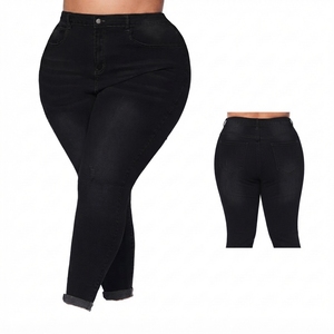 Vaqueros Cargo Rectos Grises de Cintura Media, Rotos, de Mezclilla Sólida, Ajuste Regular, Estilo Urbano para Mujer, Novedad 2026 - Product Image 2