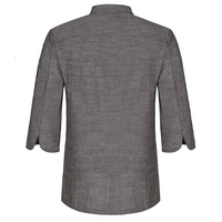 Uniforme de Chef de Cuisine en Promotion à Prix Bas, Logo Personnalisé Imprimé, Uniforme de Chef d'Hôtel de Qualité Supérieure en Polyester/Coton Unisexe