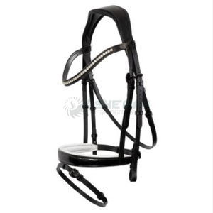 Bridon et licol de haute qualité de style anglais, fabriqués en cuir résistant, parfaits pour l'équitation en plein air et au quotidien. - Product Image 3