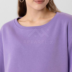 Custom Logo Print <b>Women</b> Sweatshirt Hot Selling <b>Women</b> Sweatshirt High Quality Custom logo Sweatshirt For <b>Women</b> - Product Image 5