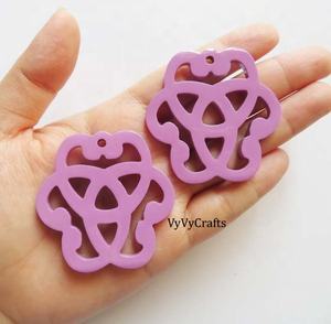 Trendy VE376 Buffalo Horn Clip-On Fashion <b>Earrings</b> for Weddings & Parties for Gift Giving - Product Image 1