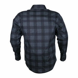 Chemises en flanelle pour hommes au design unique, prix de gros, nouvelle arrivée, coupe automatisée, chemise en flanelle pour motards - Product Image 6