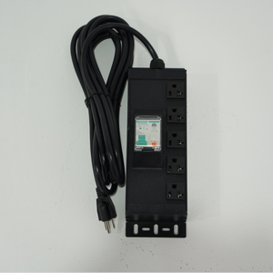 Barre d'alimentation PDU à montage en rack avec 5 prises, protection contre les surtensions et les surcharges pour mini-servers et équipements informatiques - Product Image 3