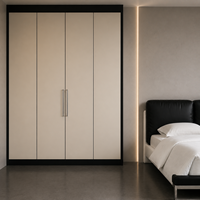 Solution de mobilier de chambre moderne sur mesure : Lit moelleux, Armoire, Matelas, Table de chevet, Coiffeuse, Panneau mural