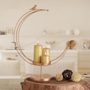 Customized Modern Metal Bird <b>Tea</b> <b>Light</b> Candle Holders Handmade Iron Stand Indoor Outdoor Christmas Decor Tealight Gift Weddings - Product Image 2