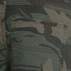 Pantalon cargo léger pour homme imprimé camouflage, 100% coton, logo personnalisé, six poches, pantalon multi-poches pour l'extérieur - Product Image 4