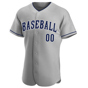 Camisetas de béisbol personalizadas en blanco cosidas para hombres y mujeres, camisetas de béisbol personalizadas para jóvenes, diseño con botones, uniformes de equipos deportivos - Product Image 4