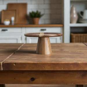 Soporte para Pasteles de Madera Clásico, Popular, Duradero, Ecológico, Resistente al Calor y Apto para Lavavajillas, para Uso en la Cocina del Hogar - Product Image 4