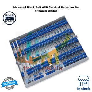 Retractor Cervical ACD Premium Black Belt, Juego de Retractores Espinales con Hojas de Acero Inoxidable, Calidad Alemana Certificada ISO, Reutilizable |   OldMed - Product Image 4