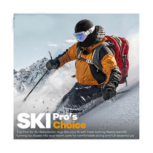 Ski Mask <b>Balaclava</b> Pro Full Coverage Cold Weather Windproof Thermal Mask for Motorcycle Riding <b>Men</b> Women Deep Teal - Product Image 3