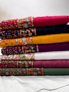 Nouveau Fancy Trending Dress Vente Chaude Meilleur Shartin Siffon Saree Blouse Avec Broderie Lourde Travail Indien Exportateur Et Fournisseur - Product Image 4