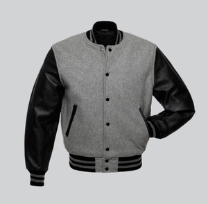 Chaqueta Universitaria de Invierno Casual para Hombre, Ecológica, con Impresión de Logotipo Personalizado de Alta Calidad, al por Mayor - Product Image 1