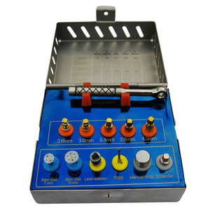 Kit d'implants dentaires : disque de coupe et trephine, ensemble de 6 pièces en cassette - Product Image 6