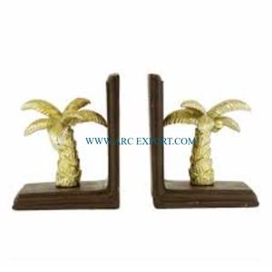 Globe Design Métal Laiton Dessus De Table Décoratif Serre-Livres Qualité Supérieure Unique Standard Bureau Document Serre-Livres Prix Le Plus Bas - Product Image 3