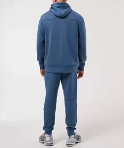 ชุดวอร์มผู้ชายผ้าฝ้ายแท้ 100% แห้งเร็ว น้ำหนักเบา 300 กรัม ซิปหน้า ลายเรียบ แฟชั่นฤดูหนาว สินค้าขายดี - Product Image 3