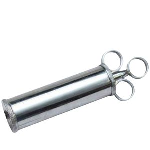 Seringue chirurgicale pour oreilles en acier inoxydable durable et réutilisable de qualité supérieure, DEBONAIRII, pour chats, chiens, instruments vétérinaires - Product Image 1