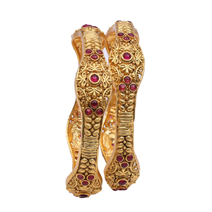 Bracelets plaqués mat antique en gros, bracelets traditionnels indiens du sud, bracelets en laiton, bracelets de mode, Chapado mate antiguo. - Product Image 1