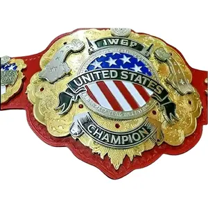 Estados Unidos lutando Belt Wrestling Championship Wrestling Título Belt Championship Belt Placas Homens e Mulheres