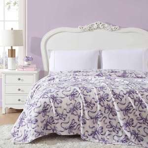 Super Soft Lightweight 100% Acrylic Eco-Friendly Printed Fleece Throw Blanket for Adults All-Season Use Winter Couch/Sofa <b>Beds</b> - Product Image 6