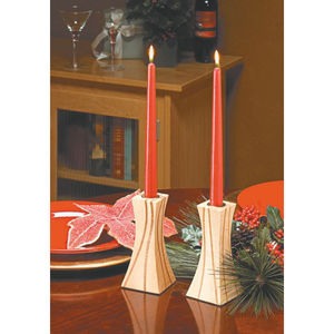 Juego de 2 portavelas de madera de diseño vintage, forma y tamaño personalizados, portavelas de madera de precio atractivo - Product Image 4