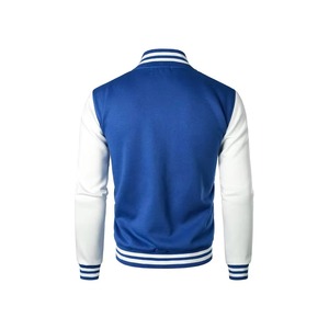 Chaqueta Bomber Casual para Hombre, Cuello Alto, Logotipo Frontal, Poliéster/Algodón, Alta Calidad - Product Image 3