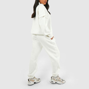 Femmes meilleur Design quart Zip survêtement nouveau Look manches longues col montant survêtement pour hiver mode tenue - Product Image 3