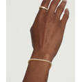 Bracelet tennis en diamant de laboratoire taille émeraude avec sertissage clos, Bracelets et joncs élégants en diamant - Product Image 3
