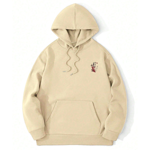 Sweat-shirt à capuche décontracté pour homme, imprimé, à épaules tombantes, manches longues, avec cordon de serrage, style pull, avec poche, design personnalisé disponible - Product Image 1