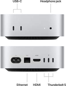 Ordinateur de bureau Apple Mac mini 2024 flambant neuf avec puce M4 Pro, processeur 12 cœurs et GPU 16 cœurs - Product Image 3