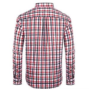 Camisa de vestir a rayas de oficina Formal de negocios profesional de manga larga sin hierro para hombre, camisas con botones para hombre, Tops - Product Image 2