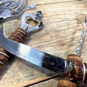 Juego de Herramientas de Bar con Mango de Madera Vintage para Uso Diario en el Hogar, Preparación de Cócteles en Clubes y Exhibición Elegante en el Mostrador, de la India - Product Image 5