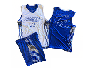 Uniforme de baloncesto unisex personalizado al por mayor, uniforme transpirable de secado rápido, uniforme de baloncesto de entrenamiento en tela de malla sublimizada - Product Image 5