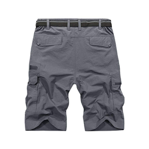 2025 printemps mode hommes multicolore droit Cargo Shorts taille rapide avec poche confort OEM motif solide - Product Image 5