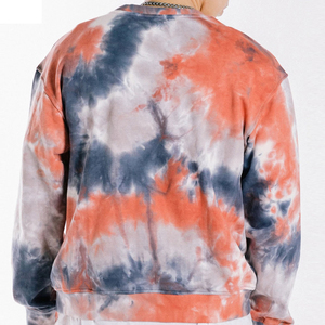 Hombres de moda Tie Dye sudadera al por mayor Venta caliente Casual Tie Dye sudadera Original Algodón ligero pulóver sudaderas con capucha - Product Image 3