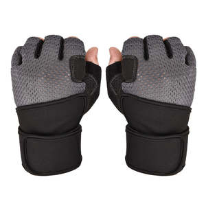 Tombola Sports Unisex Half-Finger Breathable Lightweight Nylon Fabric Fitness Gloves Adjustable Wrist Strap Anti-Slip Design for - Product Image 5