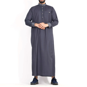 Nuevo Diseño de Ropa Musulmana para Hombre, Jubbah a Precio Económico, Servicio OEM, Nueva Llegada, Venta Directa de Fábrica al por Mayor, Thobes - Product Image 1