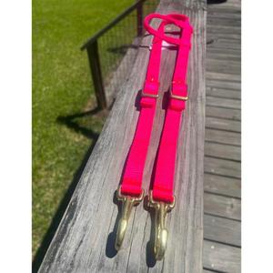 Headstall d'entraînement de cheval quotidien de qualité supérieure coutures solides et rembourrage lisse PP Nylon rose exportations vente - Product Image 1