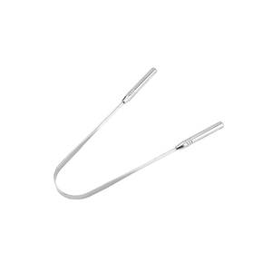 Rust-Resistant Stainless Steel <b>Plastic</b> Portable U-Shaped Tongue <b>Scraper</b> Long-Term Use Eco-Friendly Non-Toxic Tongue Cleaning - Product Image 1