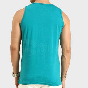 Vêtements de sport sans manches Nouveau style Débardeurs pour hommes En stock Coton Polyester Fabriqué Débardeur pour hommes - Product Image 2